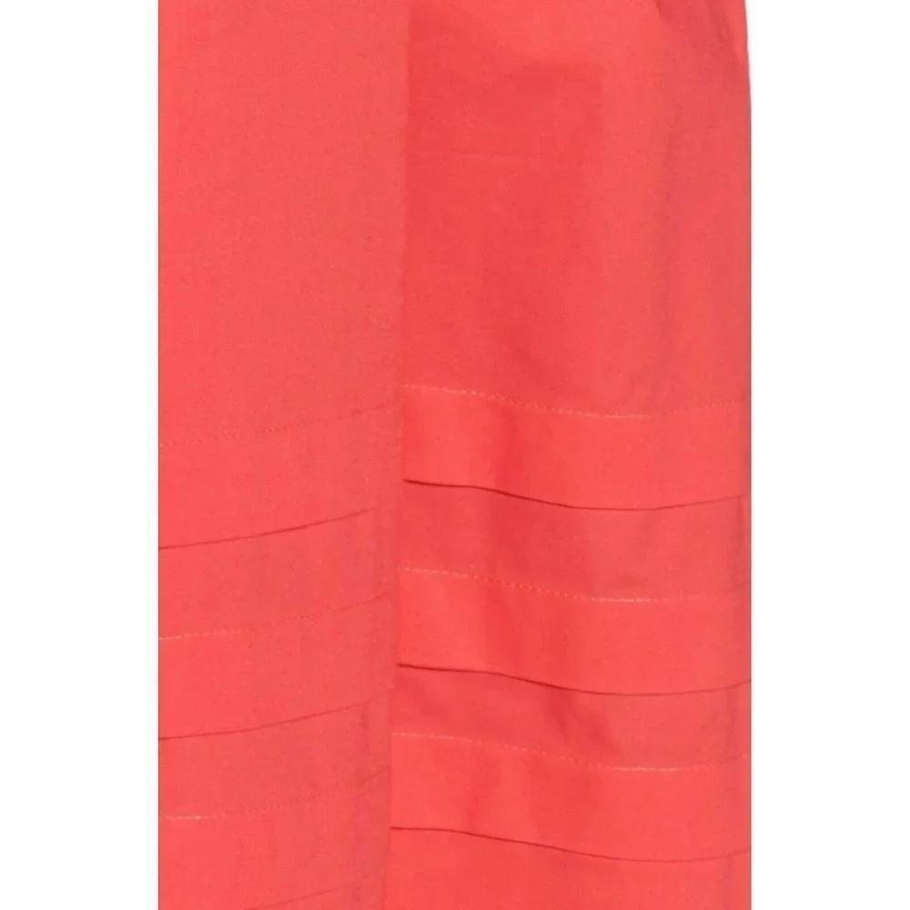 Eliza J Women's Pink Cotton Flouncy Ruffle Fit & Flare Sundress Dress Size 16 - Picture 10 of 12